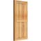 Ekena Millwork Framed Board-n-Batten Shutters, Rough Sawn Western Red Cedar, 16 1/8W x 33H, PR RBF06S16X033RWR - alternate 3